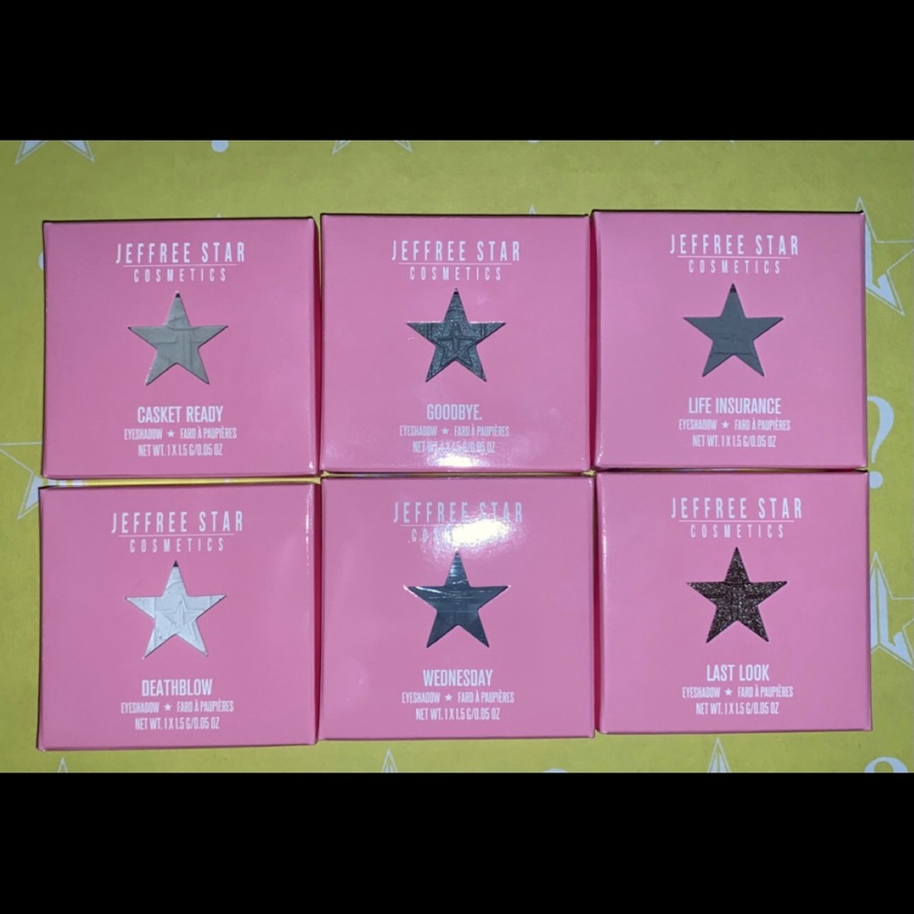 6 JSC SINGLE EYESHADOWS